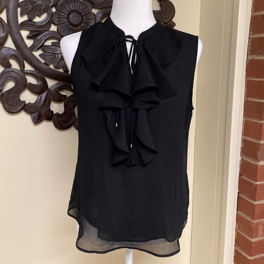 Tommy Hilfiger black sleeveless blouse